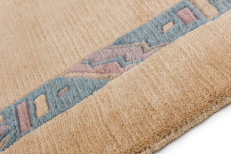 Teppich Nepal modern mit Bordüre | ca. 90 x 165 cm – Detailbild 3 – jetzt kaufen bei Lifetex-Heimtextilien.de