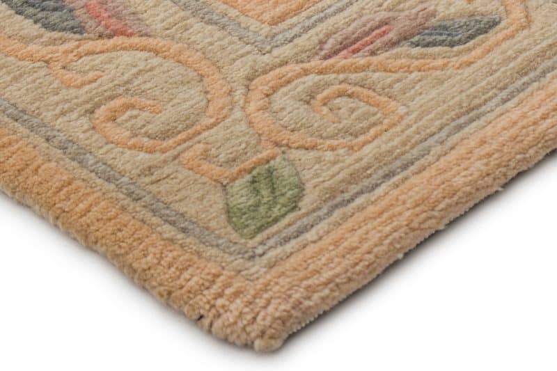 Teppich Nepal modern mit Bordüre | ca. 95 x 160 cm – Detailbild 2 – jetzt kaufen bei Lifetex-Heimtextilien.de