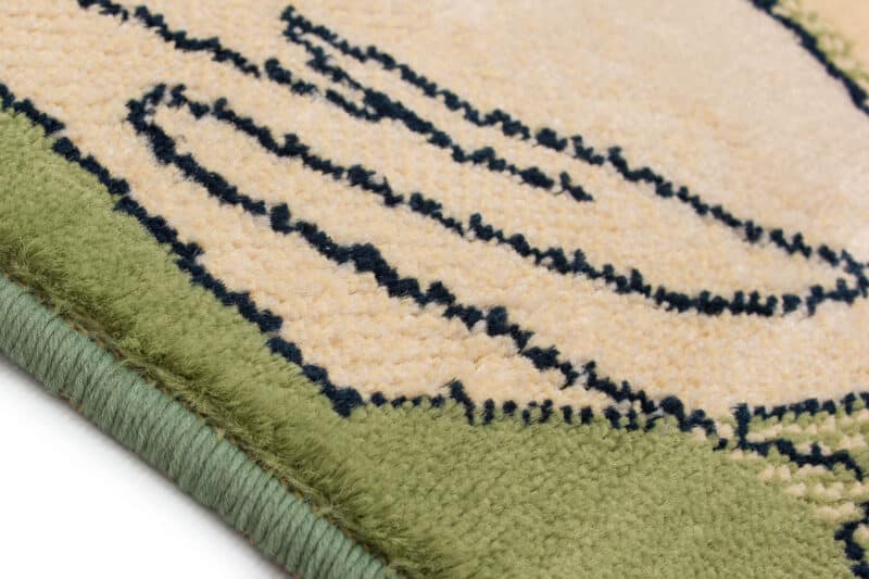 Teppich Brücke Modern mit Bordüre | ca. 80 x 160 cm – Detailbild 3 – jetzt kaufen bei Lifetex-Heimtextilien.de