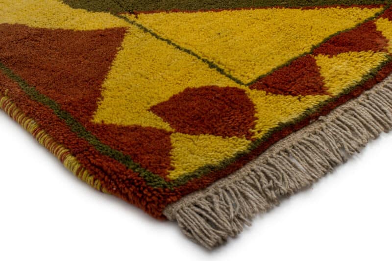Teppich Gabbeh mit Bordüre | ca. 150 x 200 cm – Detailbild 2 – jetzt kaufen bei Lifetex-Heimtextilien.de