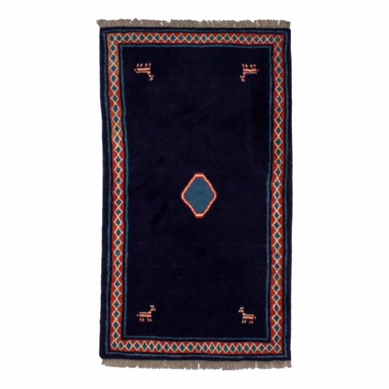 Teppich Gabbeh mit Bordüre | ca. 120 x 210 cm – jetzt kaufen bei Lifetex-Heimtextilien.de