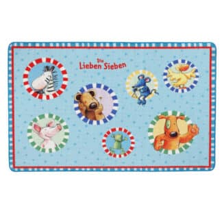 Die Lieben Sieben LS-202/10 Kinderteppich Tierfreunde 100x160 cm – jetzt kaufen bei Lifetex - Textile Lebensqualität