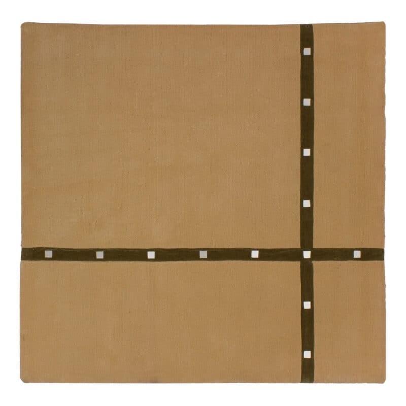 Quadratischer Designteppich Modern mit Einsätzen 200 x 200 cm – jetzt kaufen bei Lifetex - Textile Lebensqualität